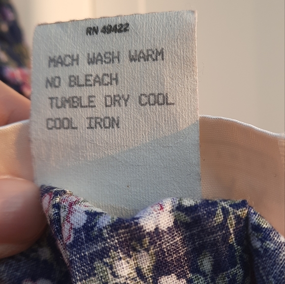 Vintage 70s 80s Gunne Sax Jessica McClintock Floral Print Prairie Skirt | 5 XS - Picture 10 of 10